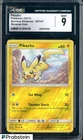 2017 Pokemon Burning Shadows Reverse Holo #40 Pikachu CGC 9 MINT