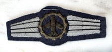 WWII German Luftwaffe Cloth Breast Eagle &ndash; Enlisted Tunic Insignia  Original WW2