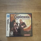 Castlevania: Portrait of Ruin Nintendo DS Konami NTSC-U/C 2006 Manual