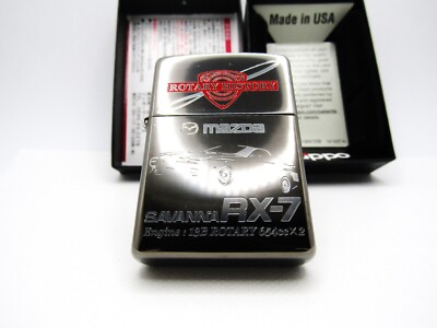 Mazda Rotary History Savanna RX-7 Zippo 2003 Unfired Rare | eBay