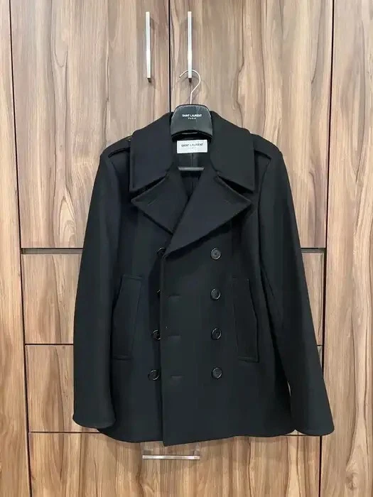 Saint laurent top caban coat