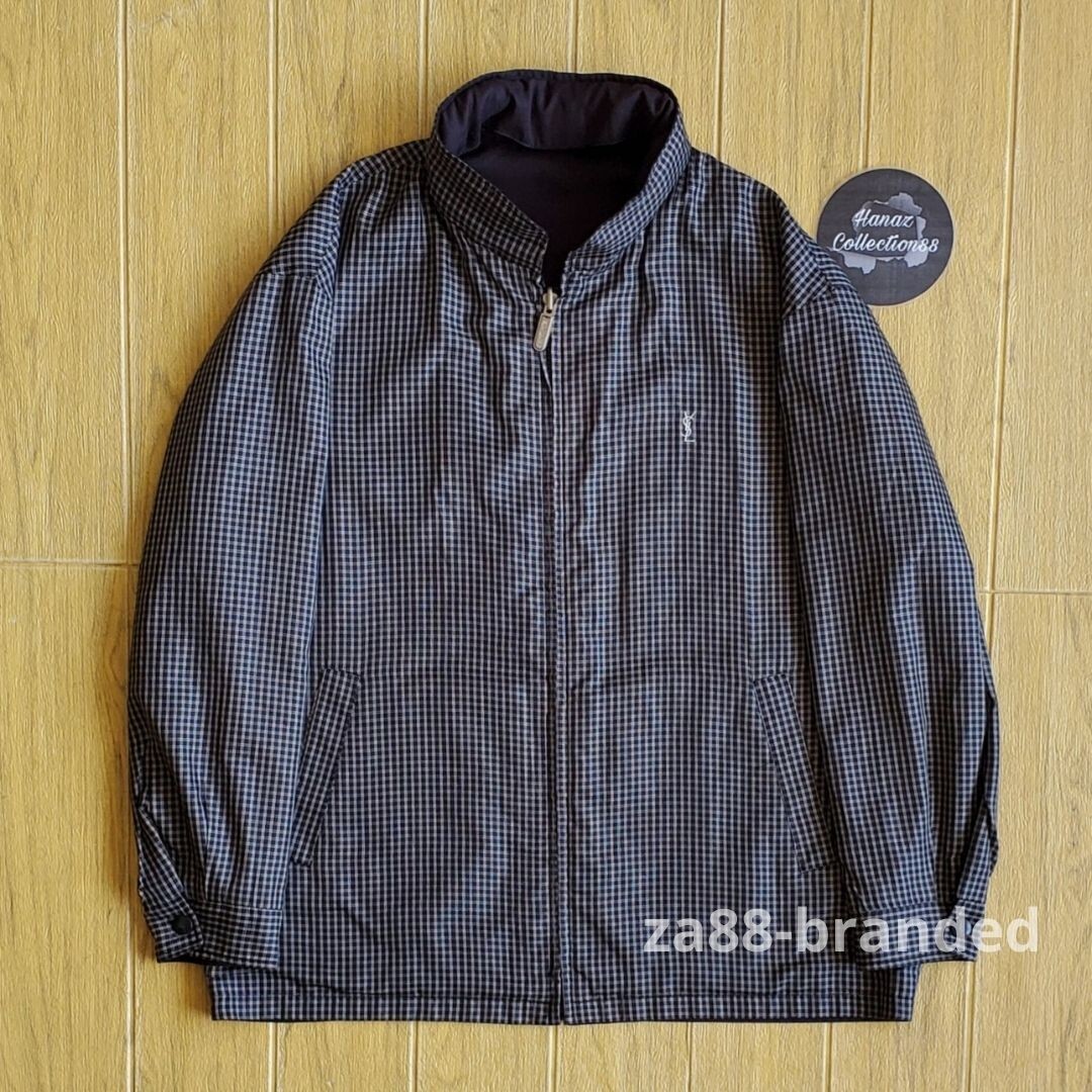 Giacca reversibile con cappuccio Yves Saint Laurent YSL