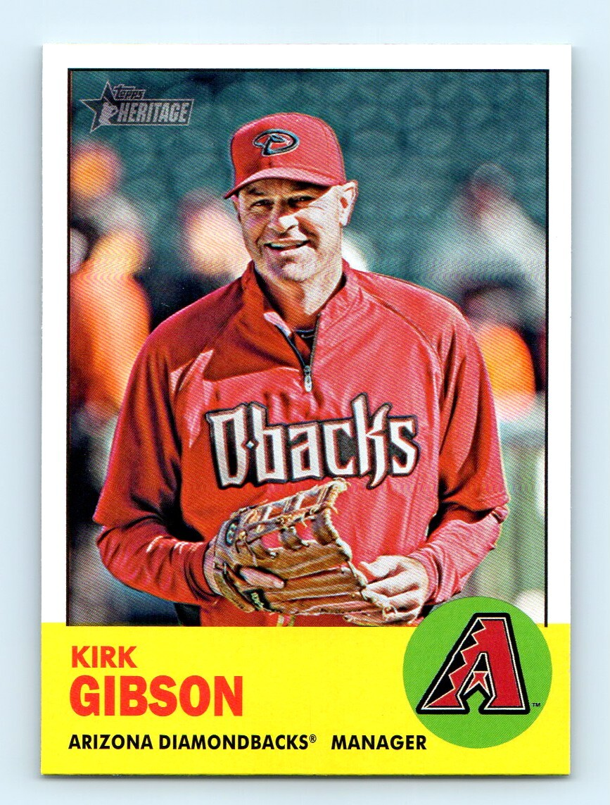 2012 Topps Heritage Kirk Gibson Arizona Diamondbacks #166