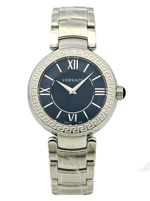 Versace Leda Women's VNC030014 Greca MOP Dial Stainless Steel braceletCase Watch