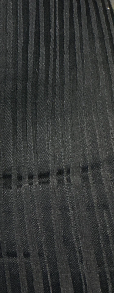 Donna Karan Home Reflection Ebony Standard / Queen Sham 20x28 Silk Blend Black - Image 3 of 4