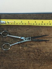 Vintage 1950's Supercut 22 Detroit MI Barber Hair Shears 7.75" Thinning Scissors