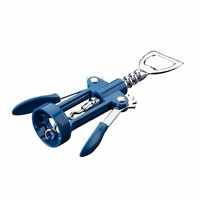 Fackelmann Essential Korkenzieher DosenöFfner 16Cm Blau Silber Edelstahl