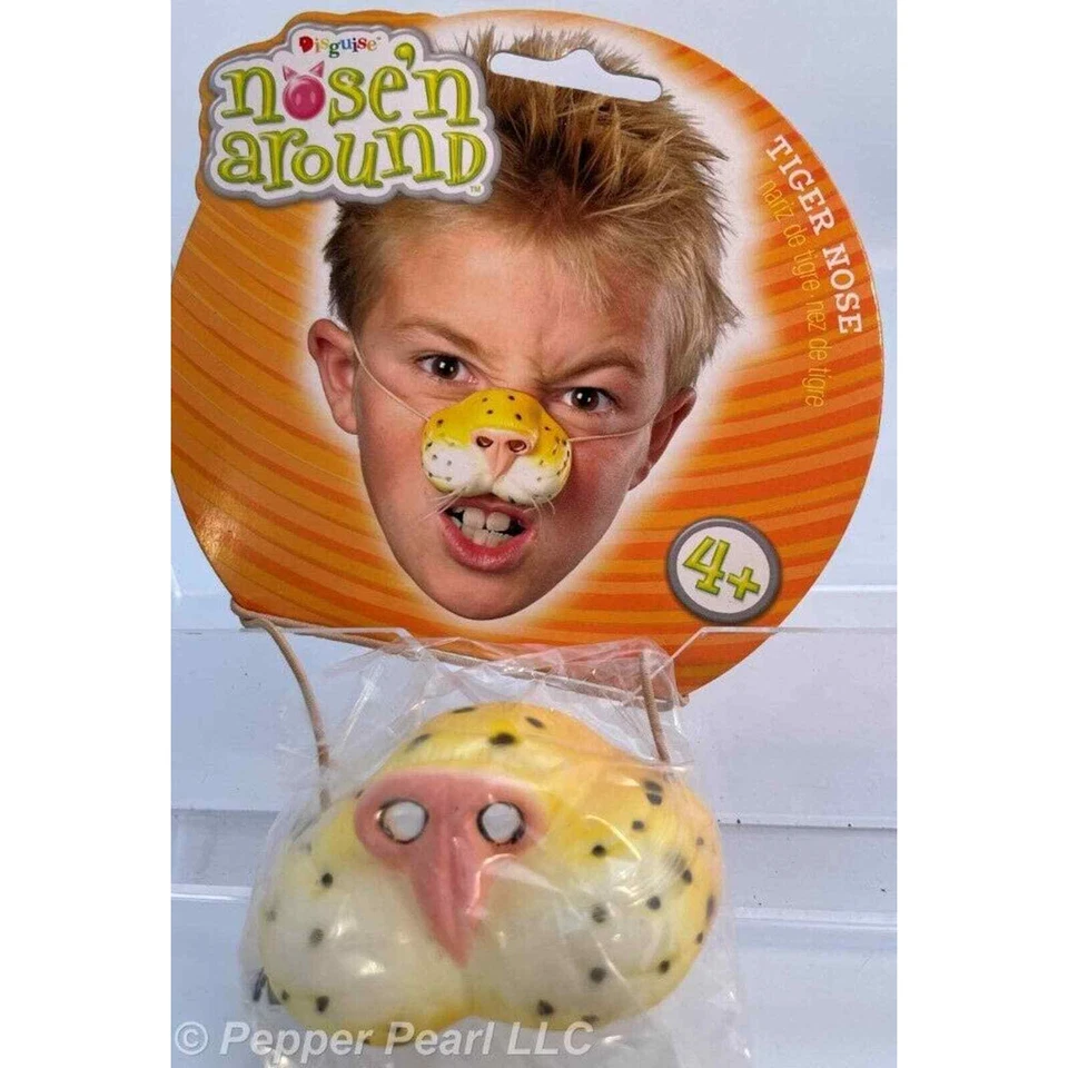 Accesorio Disfraz Nariz Tigre para Halloween, Teatro, Cosplay Foto 2 de 2