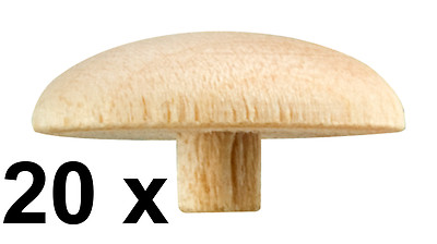 20 x Abdeckkappe Kappe Stopfen aus Ahorn für Spax / Torx Nr. 2 - Stift 3,1 mm