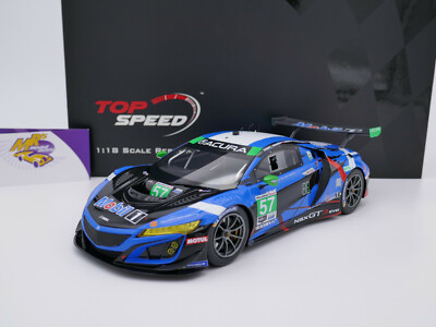 Top Speed TS0311 # Acura NSX GT3 Evo IMSA 24h. Daytona 2020 '' Heinricher '' 1:18