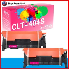 2PK CLTM404S 404S Toner Cartridge Magenta Xpress SL-C432W SL-C433W C480 Printer