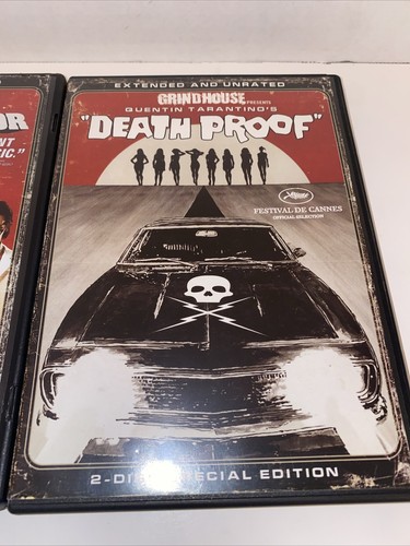 Grindhouse 2 DVD Lot Death Proof Planet Terror Unrated Tarantino Rodriguez - Picture 4 of 20