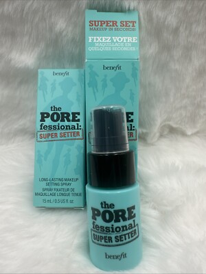 2 Pc - Benefit The Porefessional Super Setter Long-Lasting Setting Spray 15mL Ea