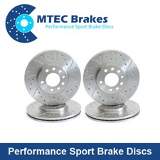 Discos de freno ranurados perforados delanteros y traseros para BMW Z4 E89 1.8i 20i 23i 09-17 300 mm