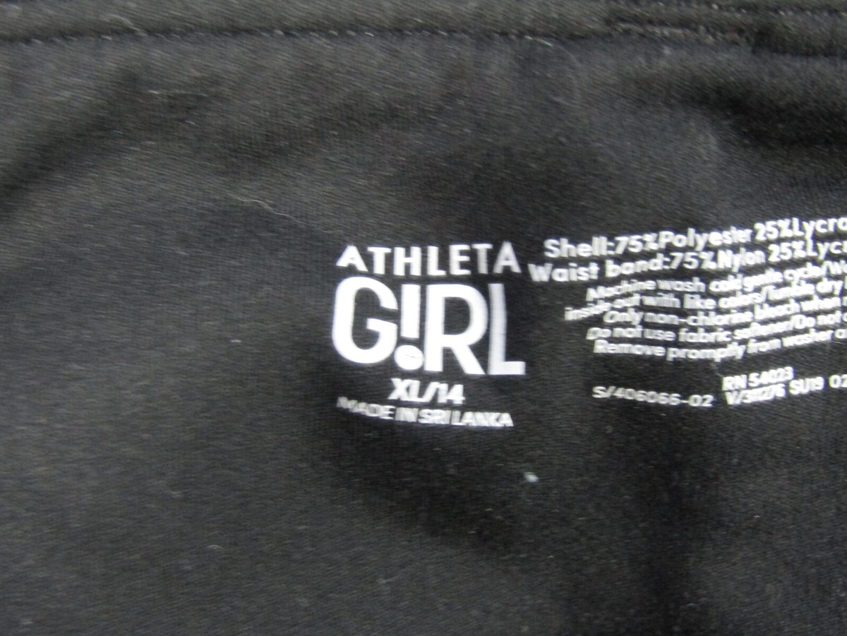 Jupe Balançoire (skort) Athleta Girl Taille 14 - Noir Camouflage - Occasion Parfait état