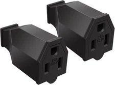 Extension Cord Ends 125V 15A 2Pole 3Wire Female Straight Blade Plug Replacement 