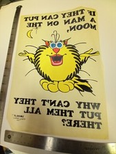 Vintage Original Bootleg Iron -On / Heat Transfer Feminist Cartoon