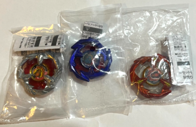 BEYBLADE X Phoenix Feather Orange& LTD&Dran Sword Metal Blue Set 3