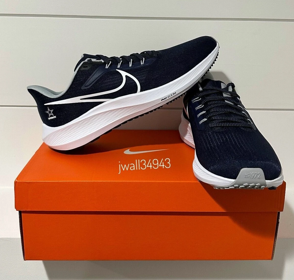 piano Lijkt op Normaal gesproken Dallas Cowboys Nike 2022-23 NFL Air Zoom Pegasus 39 Running Shoe Sneaker  NEW | eBay