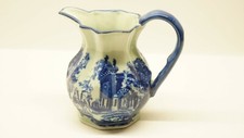 Vintage Victoria Ware Blue Hand Painted Ironstone Jug Height-5inch Used Tablewa