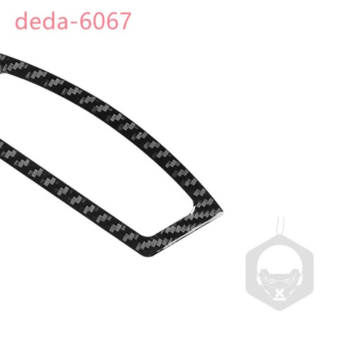 Cubierta de anillo de caja de almacenamiento reposabrazos de puerta interior de fibra de carbono para Dodge Durango 2004-09 - Imagen 8 de 11