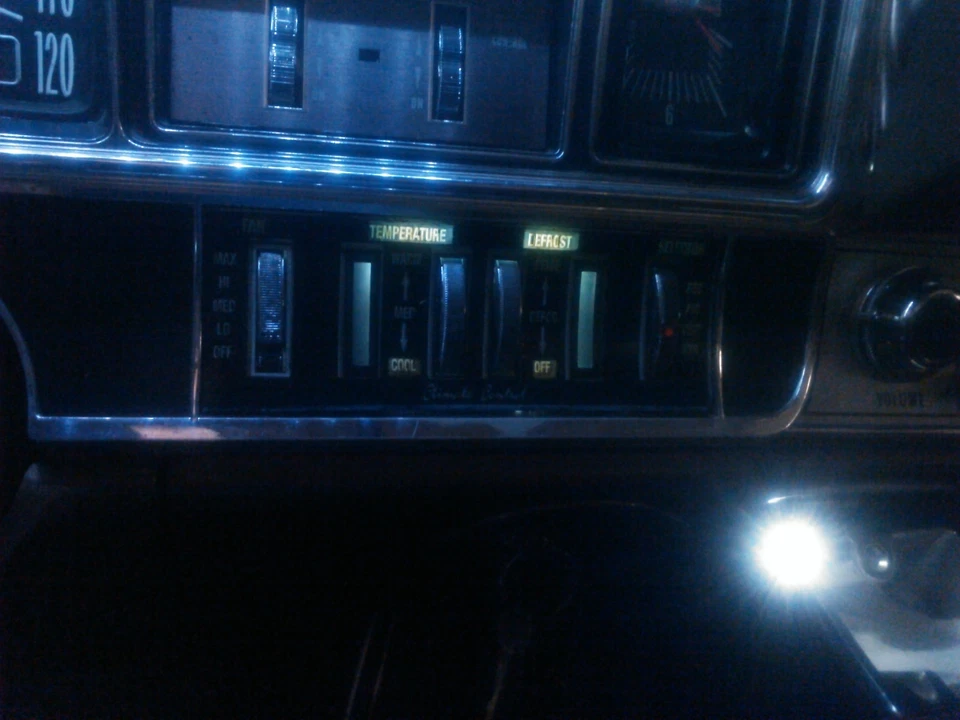 Buick 1968 aire acondicionado climatización placa frontal Riviera Electra Wildcat Le Sabre Foto 3 de 3