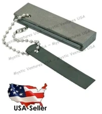 SOLID Magnesium Fire Starter With Flint, Striker Knife  ~ Makes dozens of fires!
