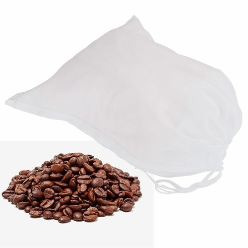 15X Reusable Fine Mesh Cotton Nut Milk ,Cheese Cloth Bag Cold Brew Coffee Filter - Picture 9 of 11