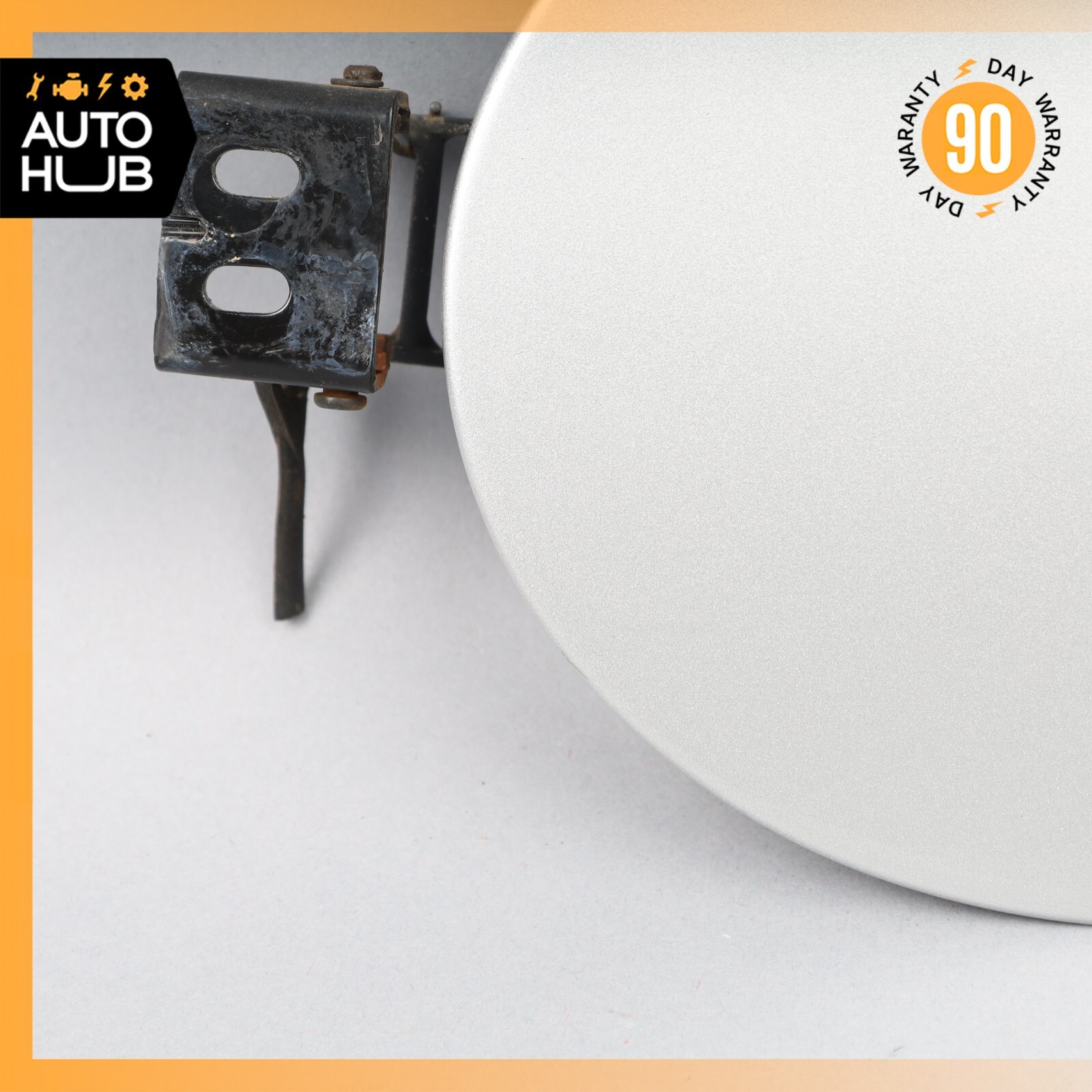 03-13 Maserati Quattroporte M139 Fuel Gas Tank Lid Door Cover Silver OEM