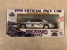 Ertl 1994 Chevrolet Monte Carlo Brickyard Pace Car 1/25 scale Model MIB