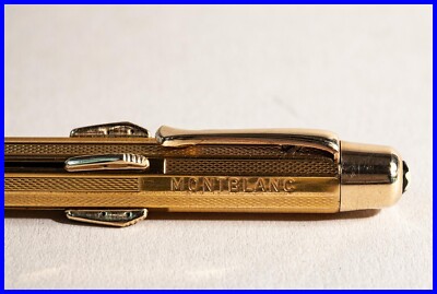 1954 MONTBLANC Zelluloid Stern Rolled Gold 4 COLOR Ball Point Pen