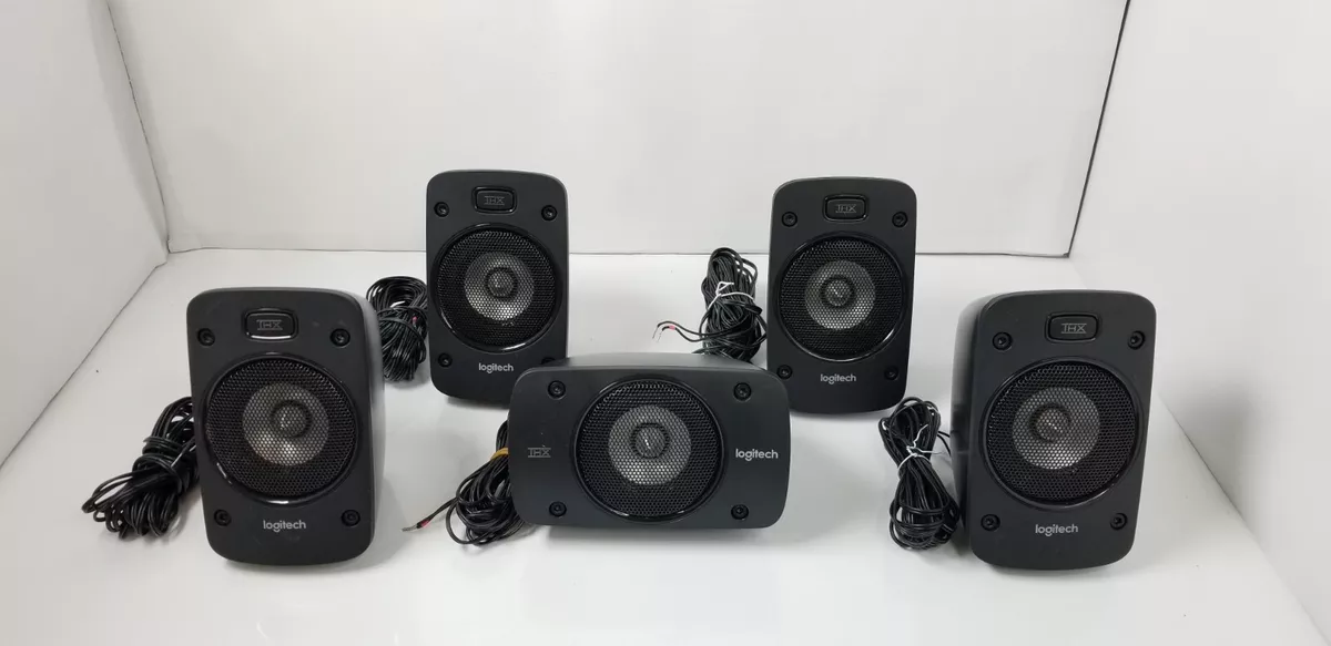 at tilføje afbryde Larry Belmont Logitech Z906 5.1 Surround Sound Speaker System THX Dolby Digital ~ Tested  | eBay