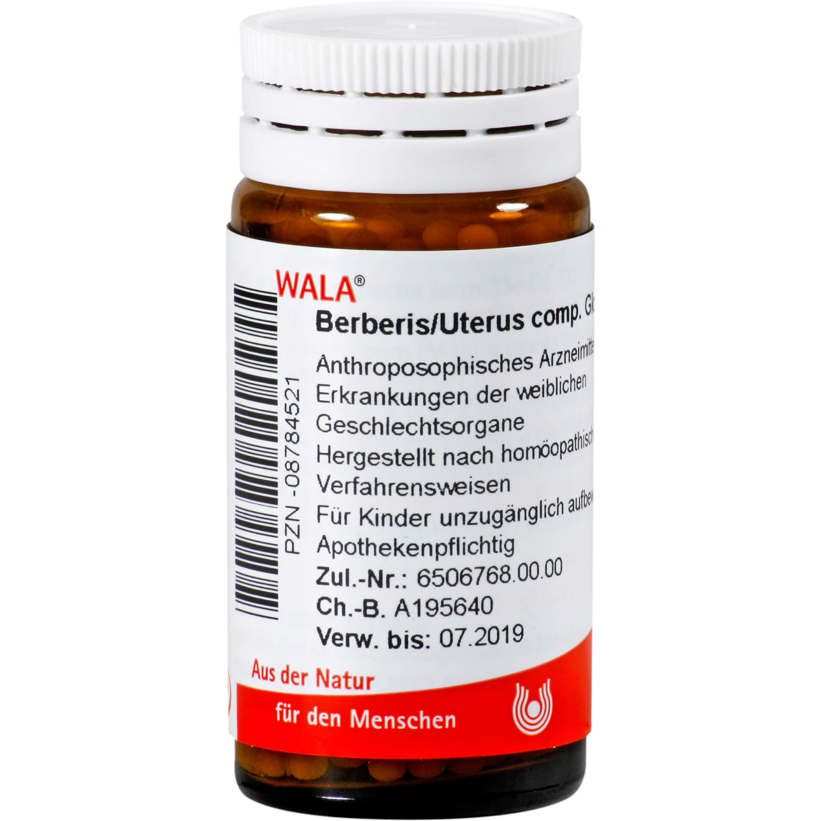 WALA Berberis/Uterus comp. Globuli, 20 g Globuli 8784521