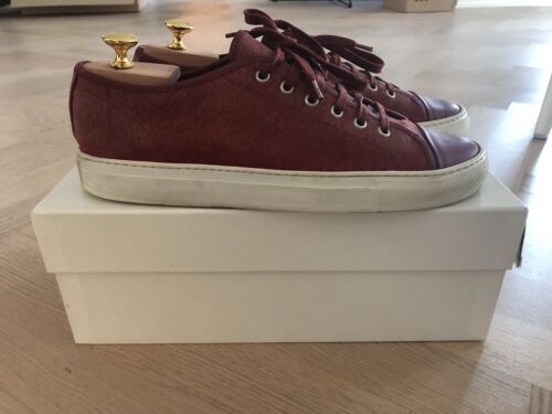 COMMON PROJECTS TOURNAMENT 43 Rot Canvas leder Achilles - Bild 3 von 6