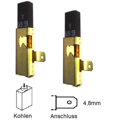 Kohlebürsten FESTOOL TS 55, TS 75, TS75 EBQ, 492014 - 6,3x10x17,5mm (2267)
