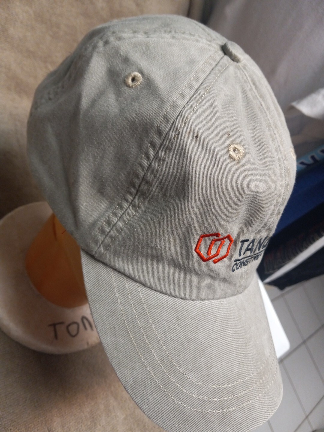 Tandem Construction  - Gray Adjustable Baseball H… - image 3