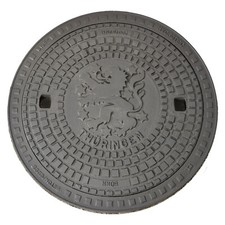 HYDROTEC Gully Kanaldeckel Schachtdeckel Gullydeckel LänderwappenThüringen 50kN