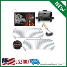 Stainless Steel Rack Set for Ninja Woodfire Outdoor Grill and Smoker with Waterp