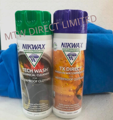 NIKWAX WATERPROOFING KIT DUO PACK TECH WASH IN TX