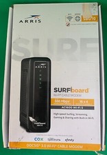 ARRIS SURFboard DOCSIS 3.0 Cable Modem  Wi-Fi Router  SBG10  Open Box