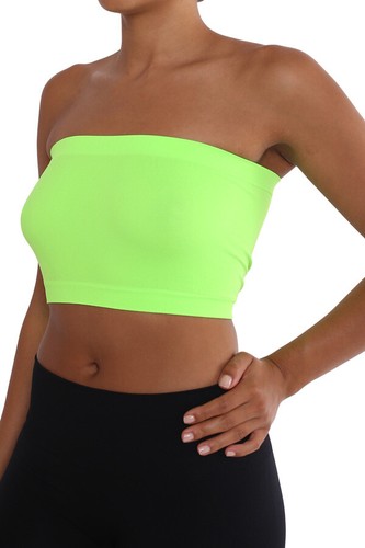 Seamless Tube Top Bandeau Stretchable Spandex Layering BH (Regular / Plus Size) - Bild 60 von 97