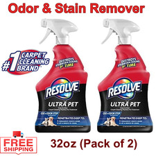 2PK Ultra Pet Odor And Stain Remover   Carpet And Upholstery Cleaner, 32oz Each