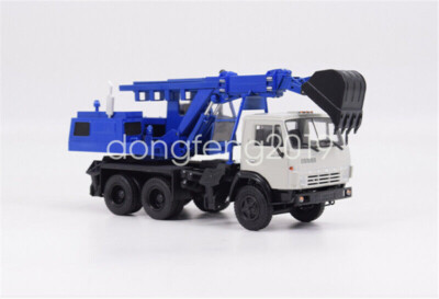 1/43 Scale ABS Truck  MODIMIO Russia For Kamaz EO-3532(5511) Excavator gift