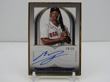 RAFAEL DEVERS 2021 TOPPS DEFINITIVE FRAMED AUTOGRAPH AUTO #19/30- RED SOX!!