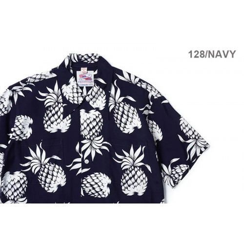 COTTON HAWAIIAN SHIRT“DUKE’S PINEAPPLE” DUKE KAHANAMOKU COTTON HAWAIIAN SHIRT “DUKE'S PINEAPPLE