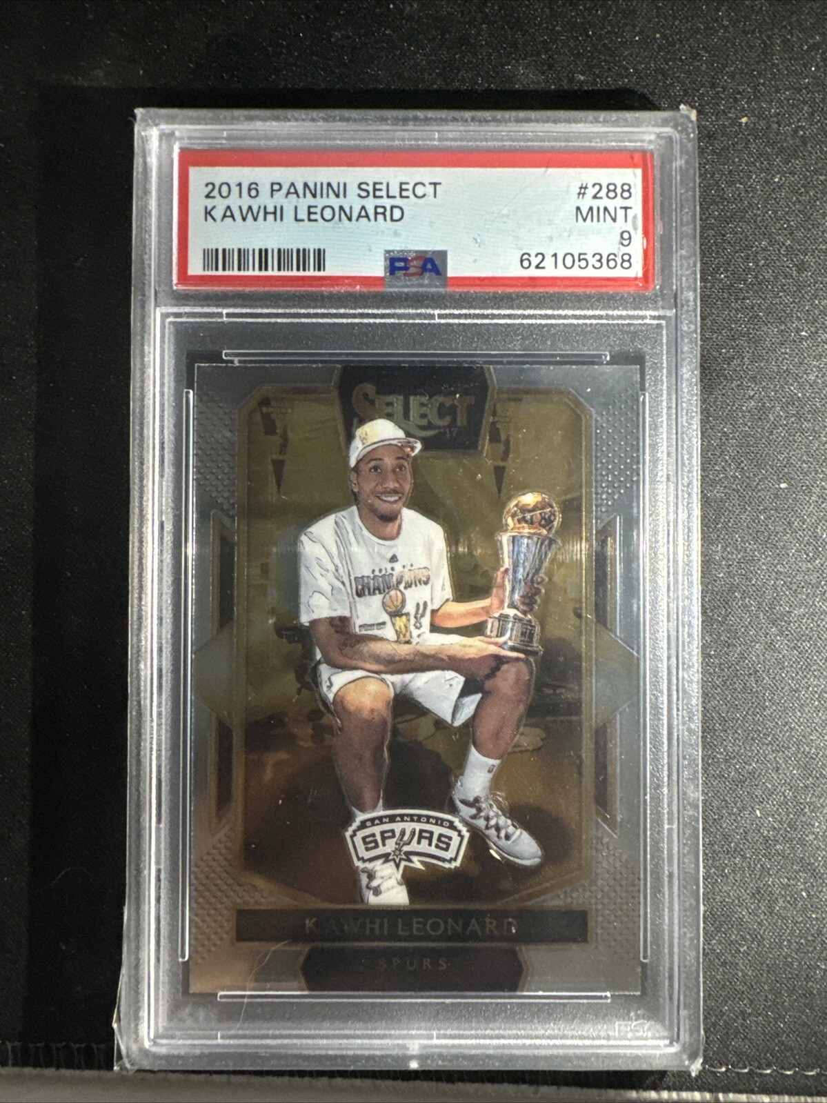 Kawhi Leonard 2016 Panini Select #288 PSA 9