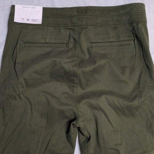 Leggings Loft Cintura Alta Verde Ejército Nuevos con Etiquetas Talla 12/31 - Imagen 5 de 7