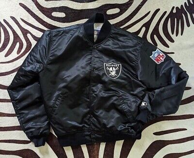 Oakland Los Angeles Raiders Chalk Line Starter Jacket Oakland Los Angeles Raiders Chalk Line Starter Jacket