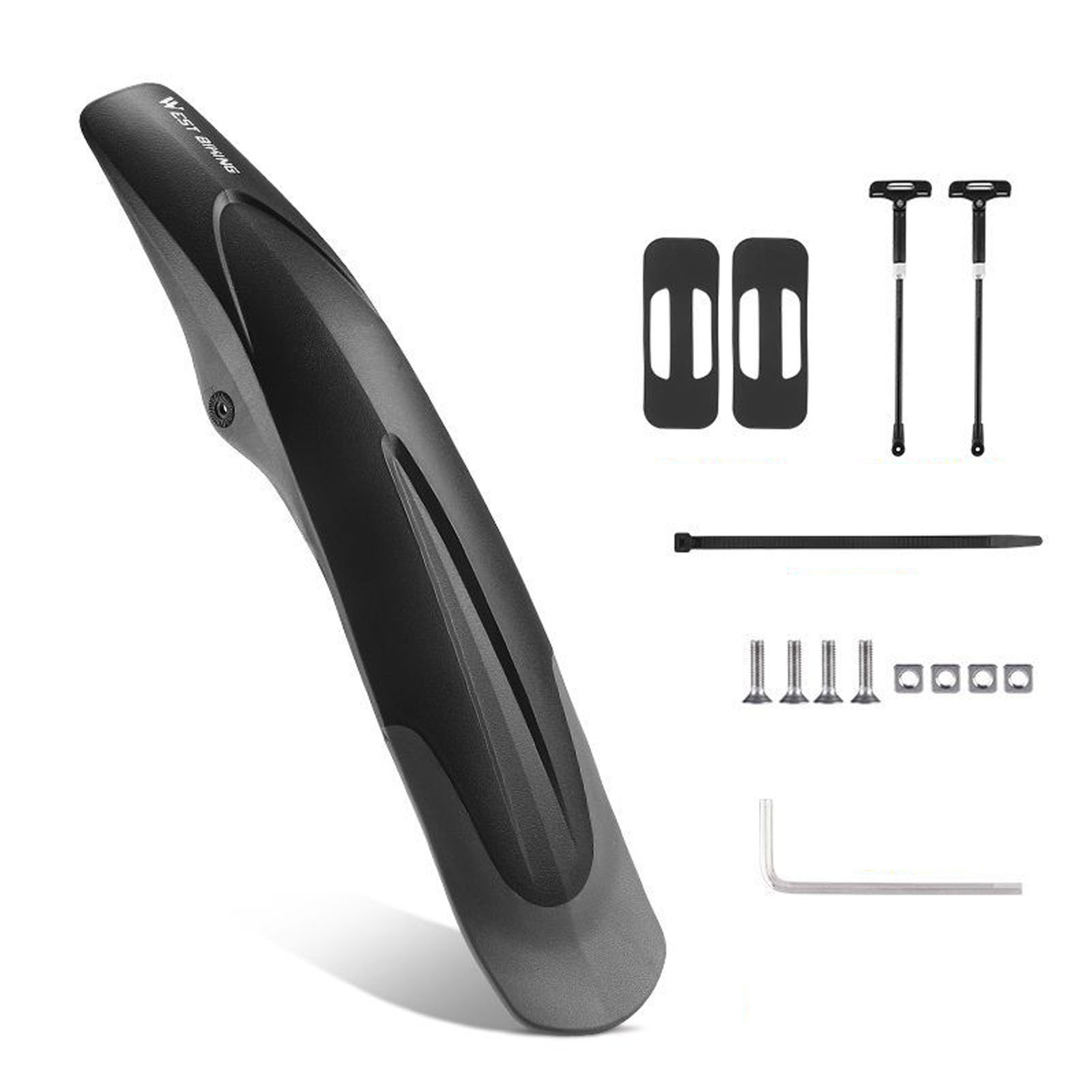 Installation Bike Mudguard Thicken Widen Mud Guards Release Bicycle for