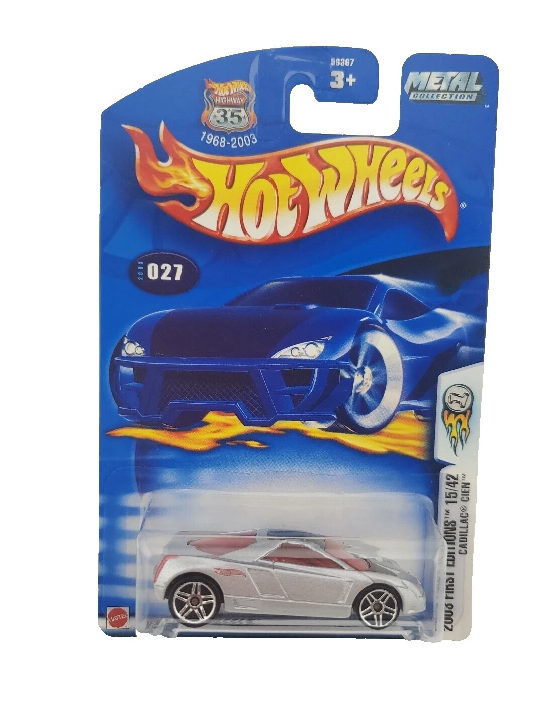 Hot Wheels First Editions Cadillac Plastic Diecast & Toy Vehicles